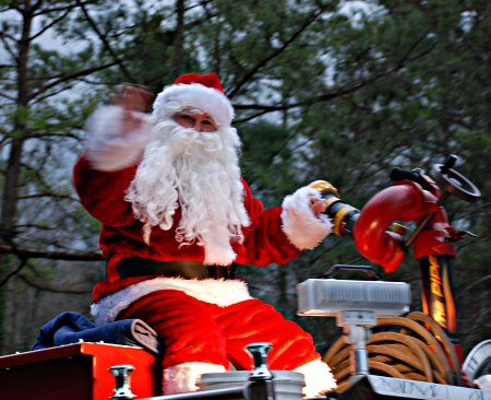 Santa waves